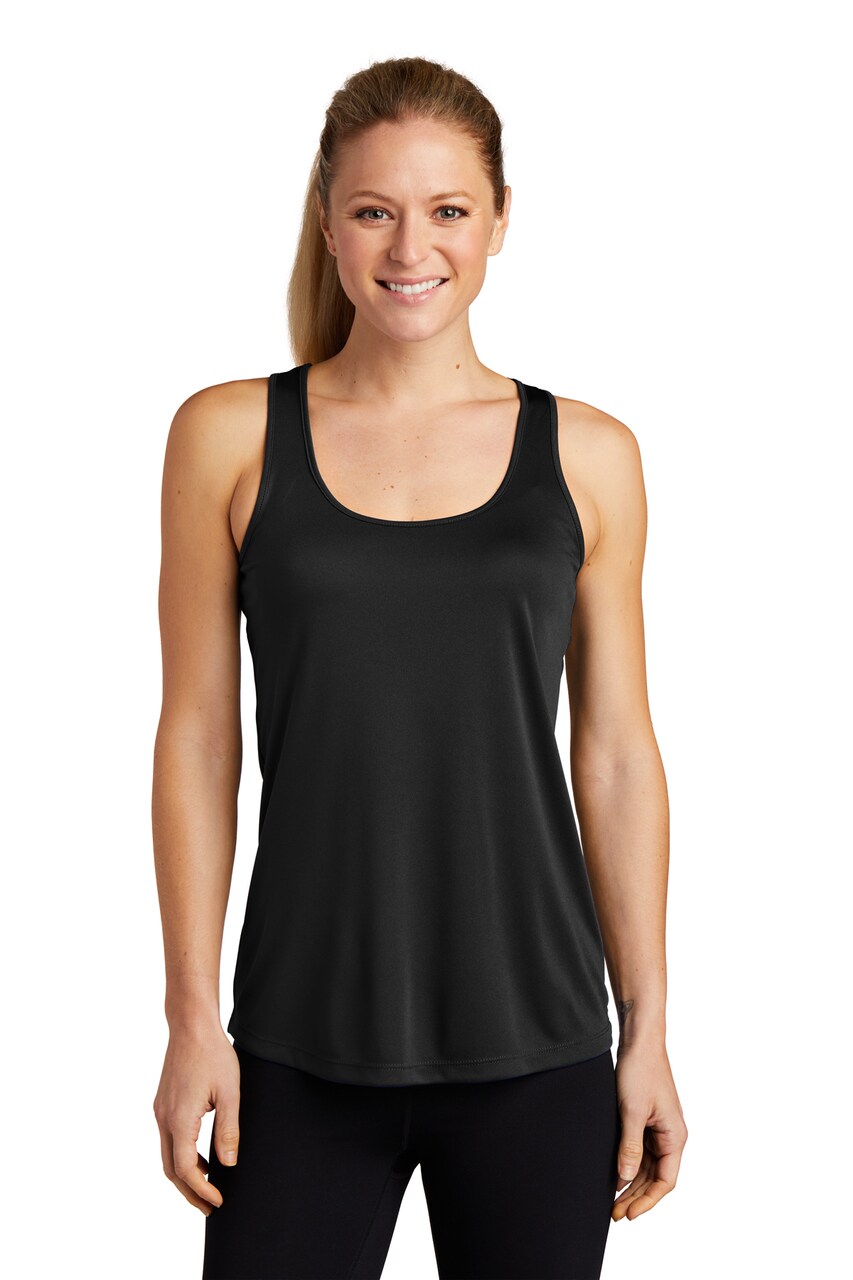 "Sport-Tek® Racerback Tank Ladies Posi Charge Competitor Moisture-Wicking Workout Top